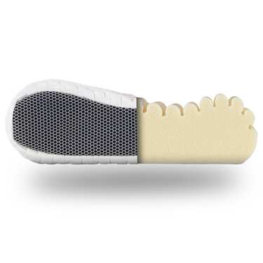 2 oreillers cervicaux viscoélastiques Sleezzz Premium, 50 x 32 x 11 cm, avec housse double en tissu agréable au toucher