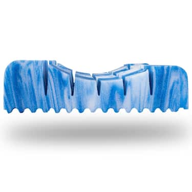 7 zonu viskoelastiskais matracis Sleezzz Smart 140 x 190 cm, augstums 18 cm, cietības līmenis H3 ar gaisa atmiņas putām + Sleezzz® Premium želejas spilvens