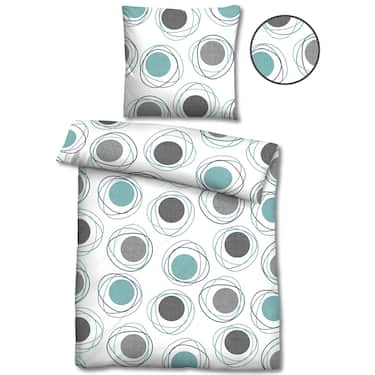 Castell Polycotton Renforcé Parure de lit 135 x 200 cm + 80 x 80 cm