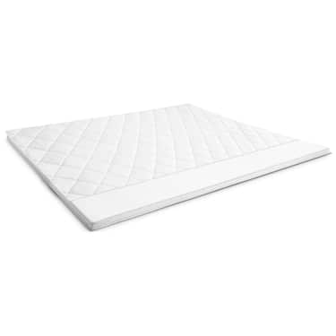 Topper en mousse confort T6 200 x 200 cm, hauteur 6 cm, degré de fermeté H3