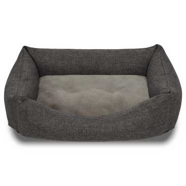 Petzzz Lit pour chat et chien Felix S 60 x 40 x 17 cm avec coussin intérieur réversible