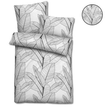 Microfibre Seersucker Parure de lit 135 x 200 + 80 x 80 cm + 40 x 80 cm 3-pièces