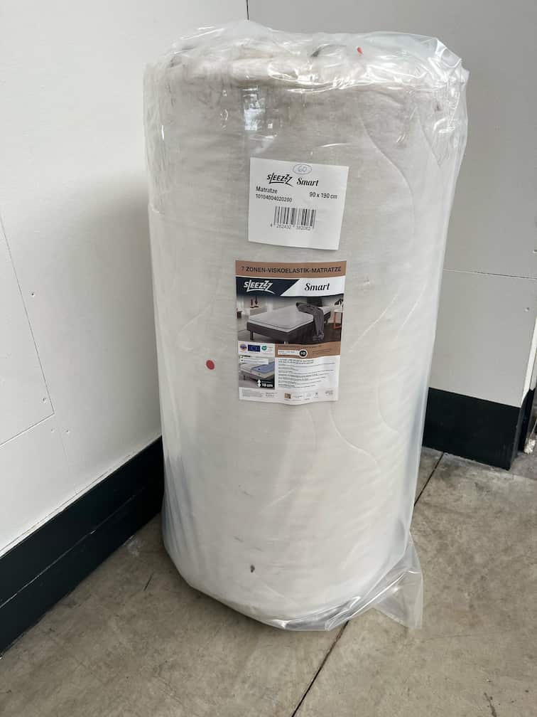 Online returnering Sleezzz Smart 90 x 190 cm, højde 18 cm, fasthedsniveau H2/H3