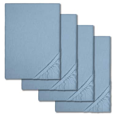 Vložena rjuha zimska flis modra 180 x 190 - 200 x 200 cm v pakiranju po 4