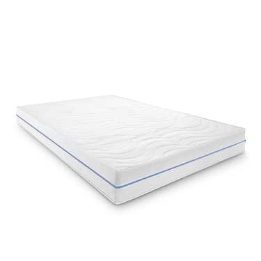 Matelas ergonomique 140x200 cm 7 zones Supportho Premium, hauteur 18 cm, degré de fermeté H2/H3 + CloudComfort Basic set de lit microfibre 135 x 200 cm + 80 x 80 cm