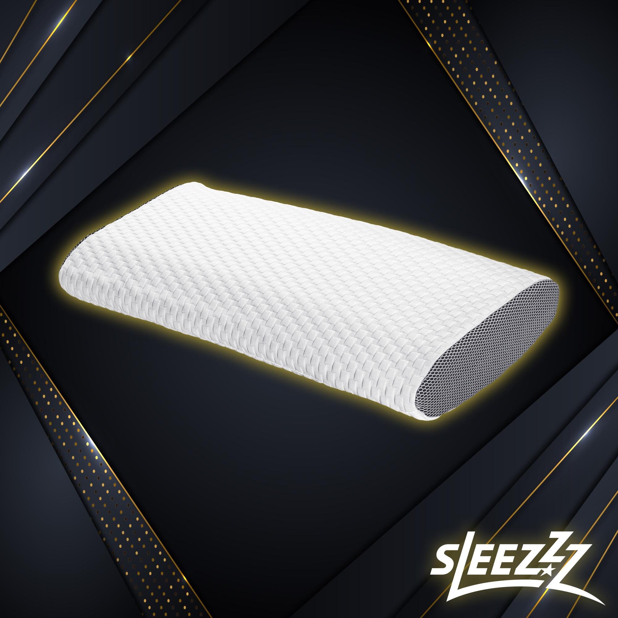 Oreiller de soutien cervical viscoélastique Sleezzz Cool