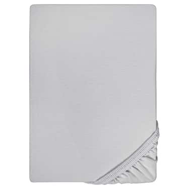 Smidigt lakan mikrofiber interlock jersey silvergrå 90 x 190 - 100 x 200 cm