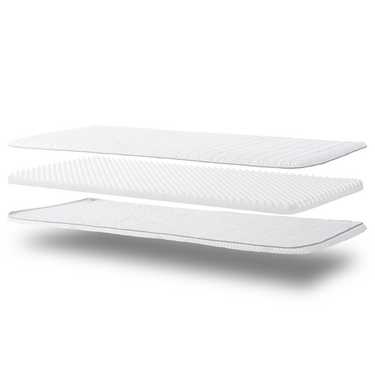 Topper en mousse froide Supportho Premium Topper 80 x 200 cm H3, hauteur 9 cm, degré de fermeté H3 avec housse antibactérienne