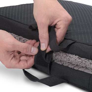 Petzzz tapis ergonomique pour animaux domestiques Diva L 100 x 70x 5 cm, pliable, antidérapant