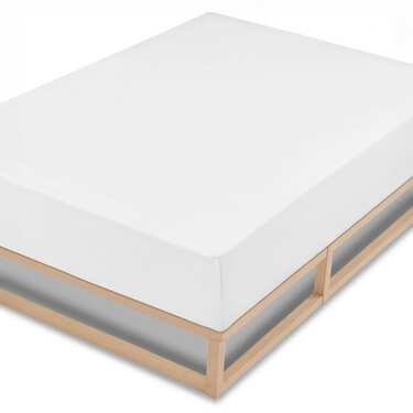 Lot de 4 draps-housses en molleton imperméables 140 x 200 cm