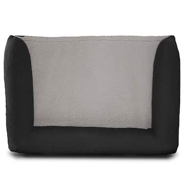 100 x 70 x 27 cm Lit orthopédique pour chien avec dossier taille M