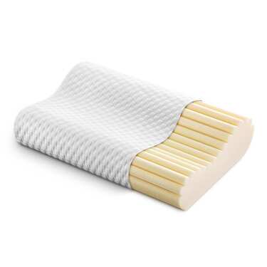 2 oreillers cervicaux viscoélastiques Sleezzz Premium, 50 x 32 x 11 cm, avec housse double en tissu agréable au toucher