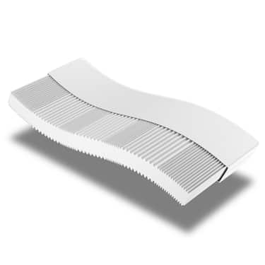 Matelas ergonomique 90x200 cm 7 zones Supportho Premium, hauteur 18 cm, degré de fermeté H2/H3 + surmatelas / surmatelas 90 x 200 cm