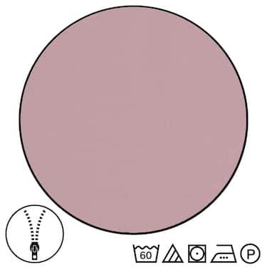 Lot de 2 parures de lit Sleezzz® Renforcé réversibles rose/blanc 135 x 200 + 80 x 80 cm