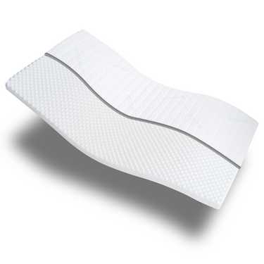 Topper en mousse froide Supportho Premium Topper 80 x 200 cm H3, hauteur 9 cm, degré de fermeté H3 avec housse antibactérienne