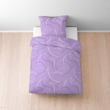 Lot de deux draps en microfibre 135 x 200 + 80 x 80 cm