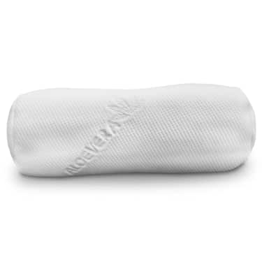 Genouillère et traversin Visco Aloe Vera avec mousse à mémoire de forme 40 x 15 cm