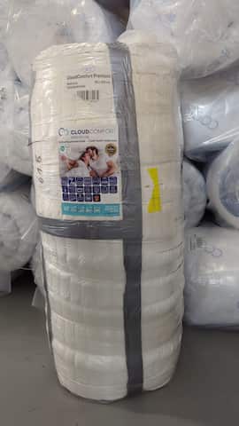 Online-retur CloudComfort Premium kallskumsmadrass 90 x 200 cm, höjd 15 cm, fasthetsgrad H2/H3