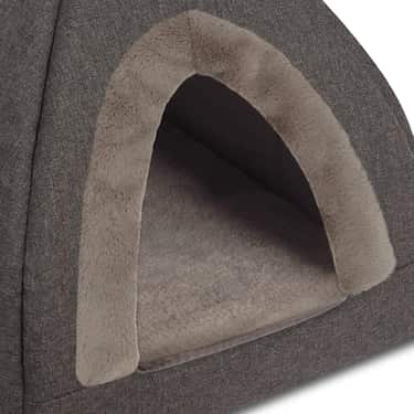 45 x 46 x 46 cm Niche pour chiens et chats avec coussin intérieur viscoélastique