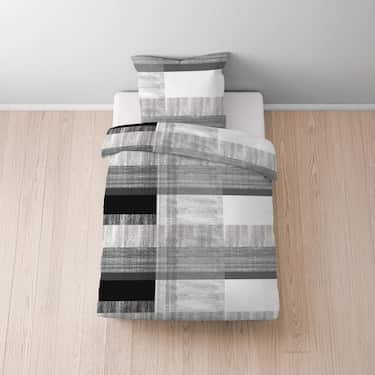 Lot de deux draps en microfibre 135 x 200 + 80 x 80 cm
