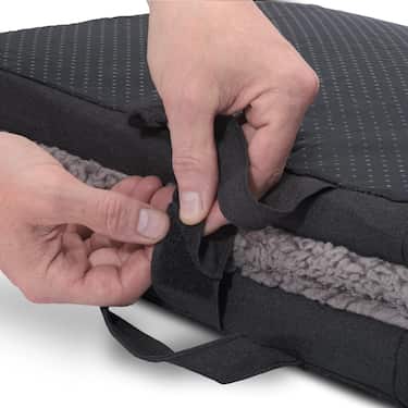 Petzzz tapis ergonomique pour animaux domestiques Diva XL 120 x 80x 5 cm, pliable, antidérapant