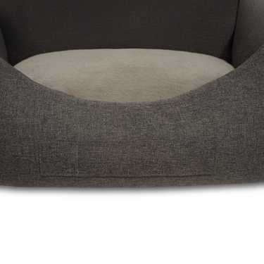 Petzzz Lit pour chien Lucky L 100 x 70 x 27 cm avec coussin intérieur orthopédique