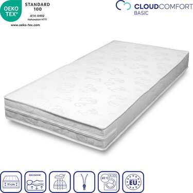 Matelas pour enfants CloudComfort Basic 60 x 120 cm