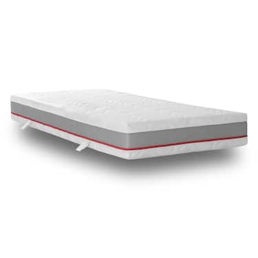 Matelas ergonomique à ressorts ensachés Sleezzz Premium 90 x 200 cm, hauteur 23 cm, degré de fermeté H2/H3 + surmatelas / surmatelas 90 x 200 cm