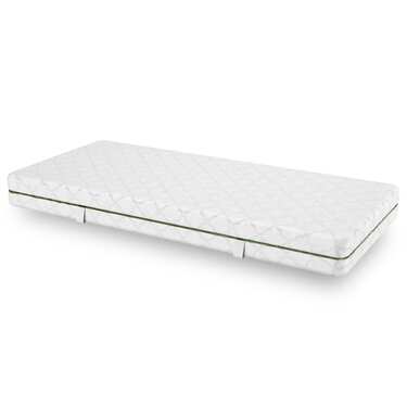 Matelas à ressorts ensachés 7 zones Sleezzz Smart 90 x 200 cm, hauteur 21 cm, degré de fermeté H2/H3 + surmatelas / surmatelas 90 x 200 cm
