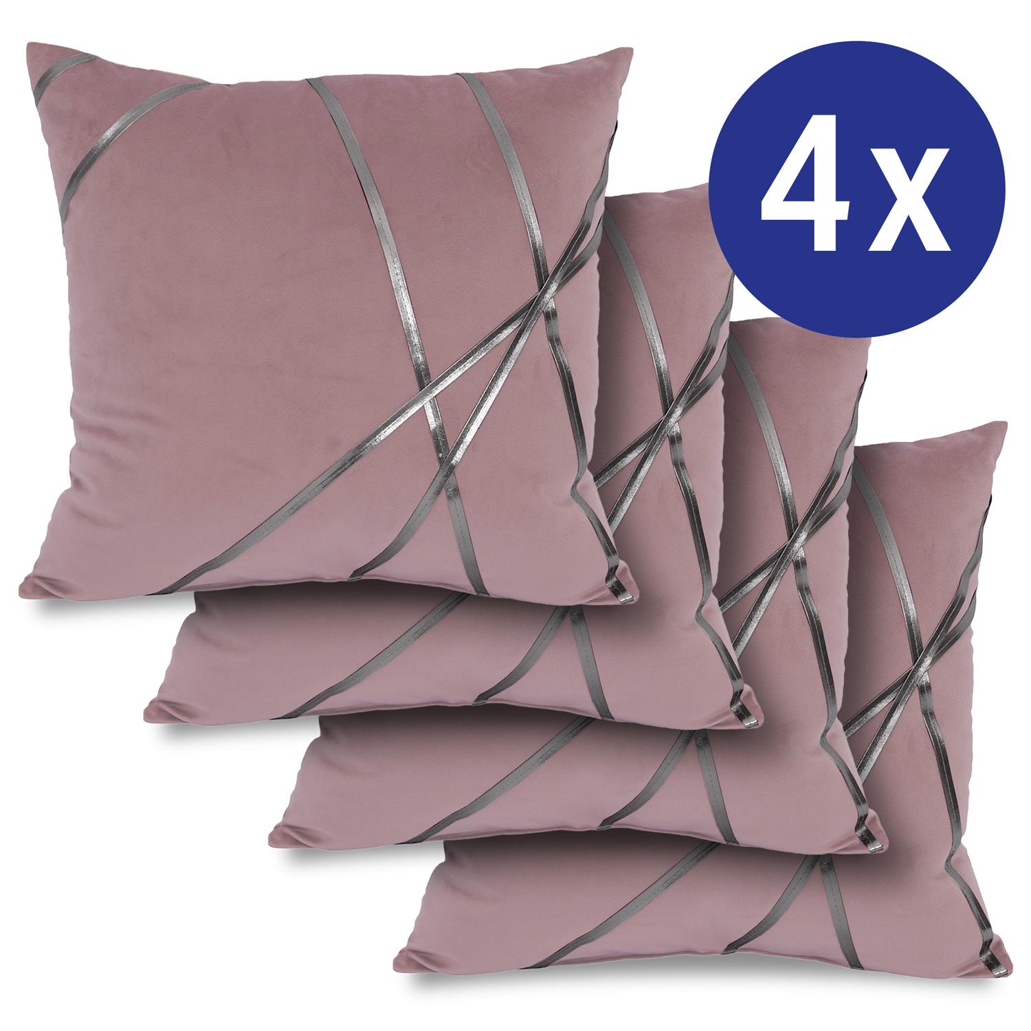 Coussin décoratif rose 45 x 45 cm Coussin décoratif rose 45 x 45 cm