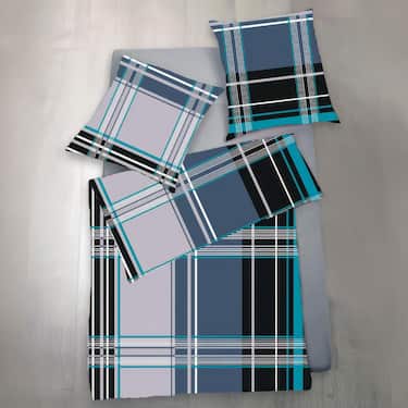 Draps de lit en cotton fin 135 x 200 cm + 80 x 80 cm