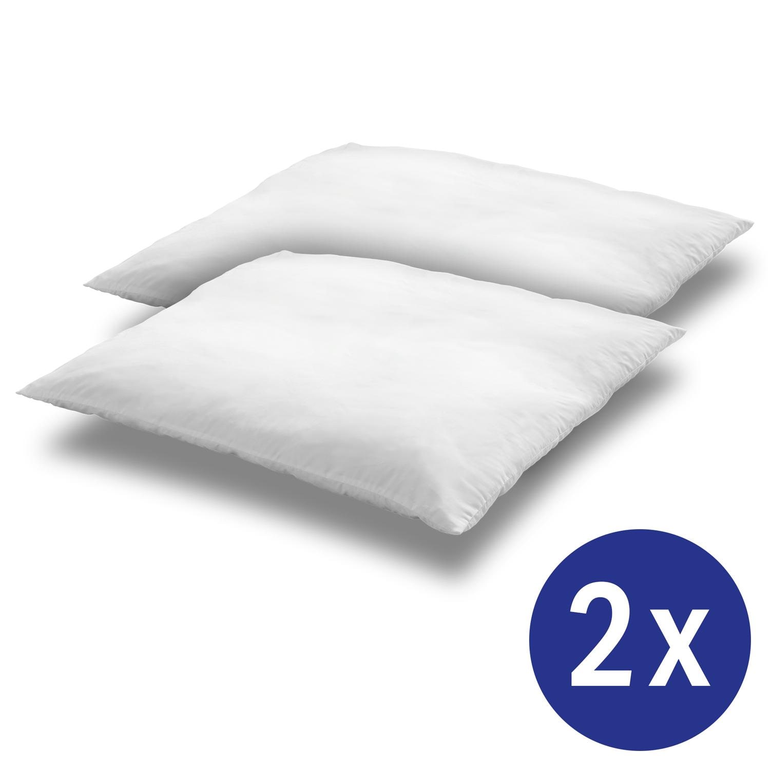 Lot de deux oreillers en microfibre CloudComfort Basic 80 x 80 cm Lot de deux oreillers en microfibre CloudComfort Basic 80 x 80 cm
