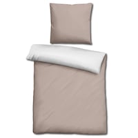 Sleezzz® Renforcé Réversible beige/blanc 135 x 200 + 80 x 80 cm