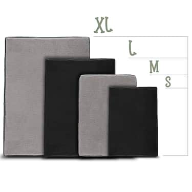 120 x 75 x 10 cm Petzzz coussin orthopédique pour chien taille XL couleur noir