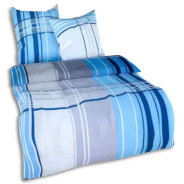 Lot de deux draps de lit en coton fin 135 x 200 cm + 80 x 80 cm