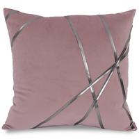 Coussin décoratif rose 45 x 45 cm