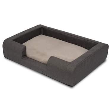 Petzzz lit ergonomique pour chien Daisy M 93 x 66 x 20 cm avec coussin intérieur orthopédique