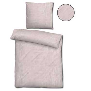Lot de 2 parures de lit Sleezzz® mousseline rose 135 x 200 cm + 80 x 80 cm