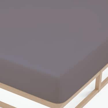 Castell Drap-housse castor gris foncé 90 x 190 - 100 x 200 cm