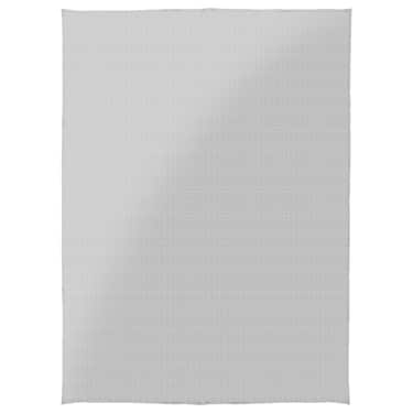 140 x 200 cm couvre-lit en polycoton léger gaufré gris clair