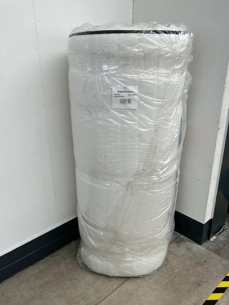 Retour en ligne du matelas en mousse confort Supportho Basic 140 x 200 cm, hauteur 16 cm, niveau de fermeté H2/H3