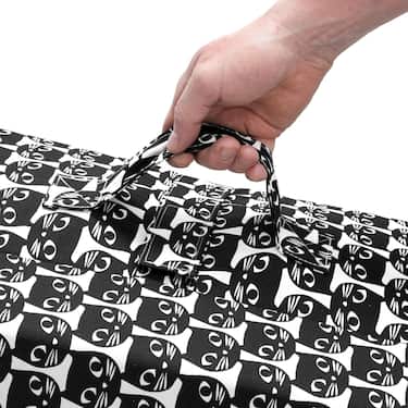 CloudComfort Basic Matelas pliant 70 x 195 cm avec motif de chat, 10 cm d'épaisseur