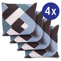 Coussin décoratif mosaïque 45 x 45 cm