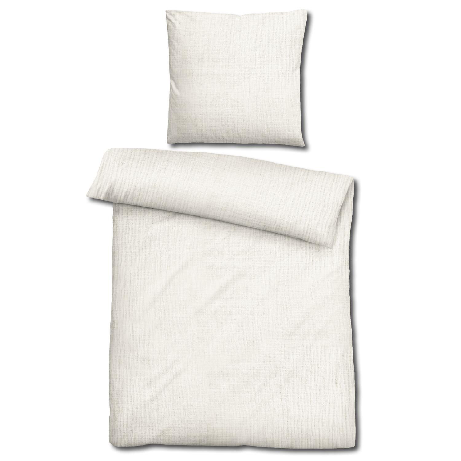 Sleezzz® Mousseline Parure de lit nature 135 x 200 cm + 80 x 80 cm Sleezzz® Mousseline Parure de lit nature 135 x 200 cm + 80 x 80 cm