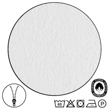 Dvojni paket posteljnine Castell Polycotton Renforcé 155 x 220 cm + 80 x 80 cm