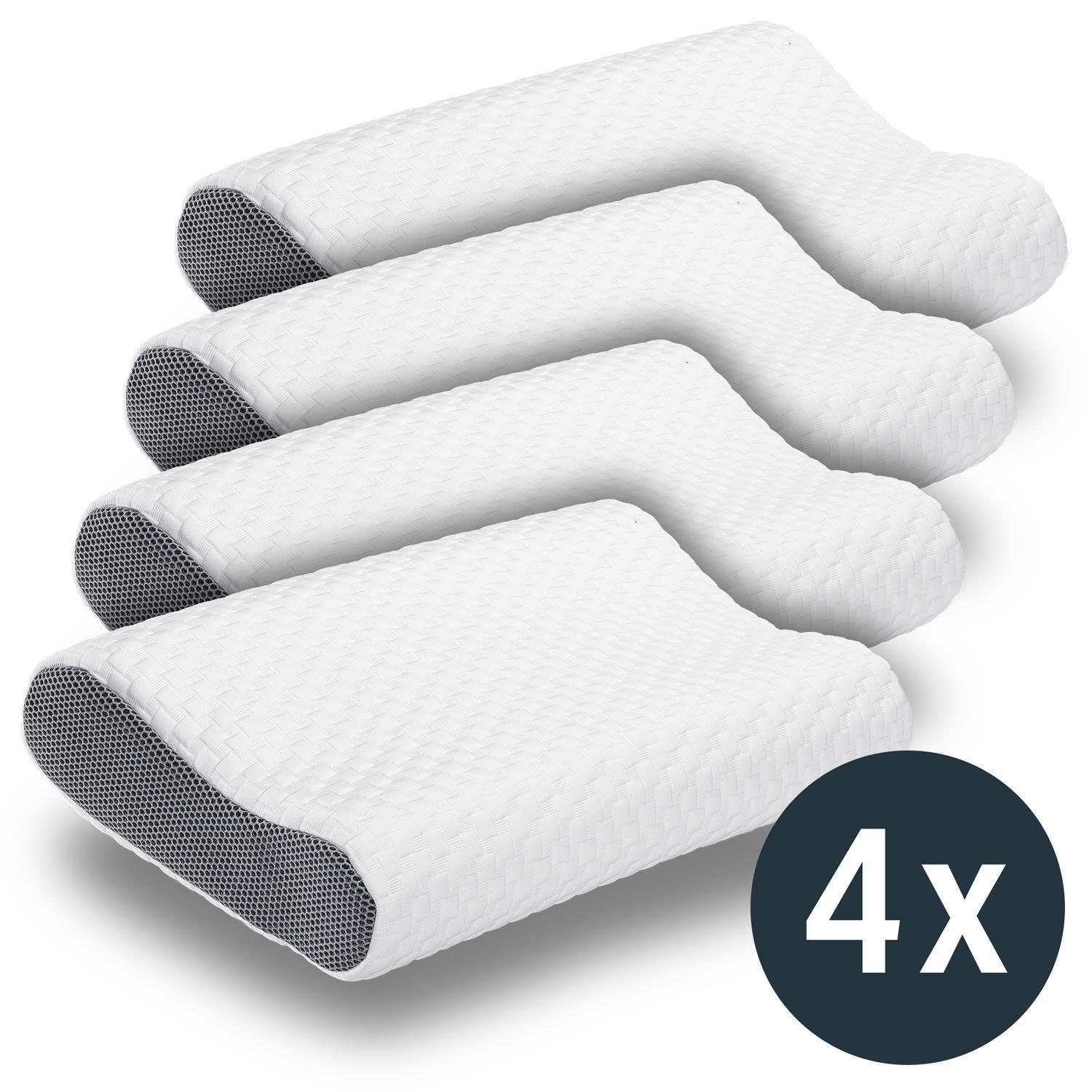 Sæt med 4 Sleezzz® Premium-puder med memory-effekt