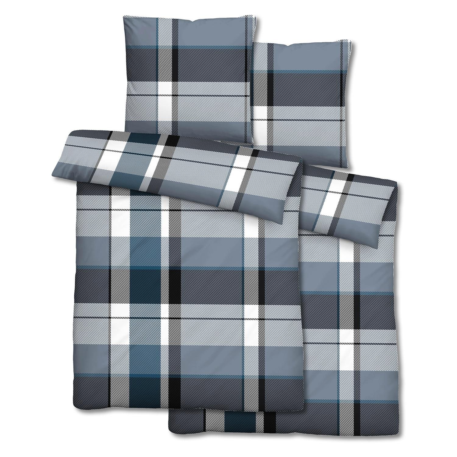 Lot de deux draps de lit en castor 155 x 220 cm + 80 x 80 cm