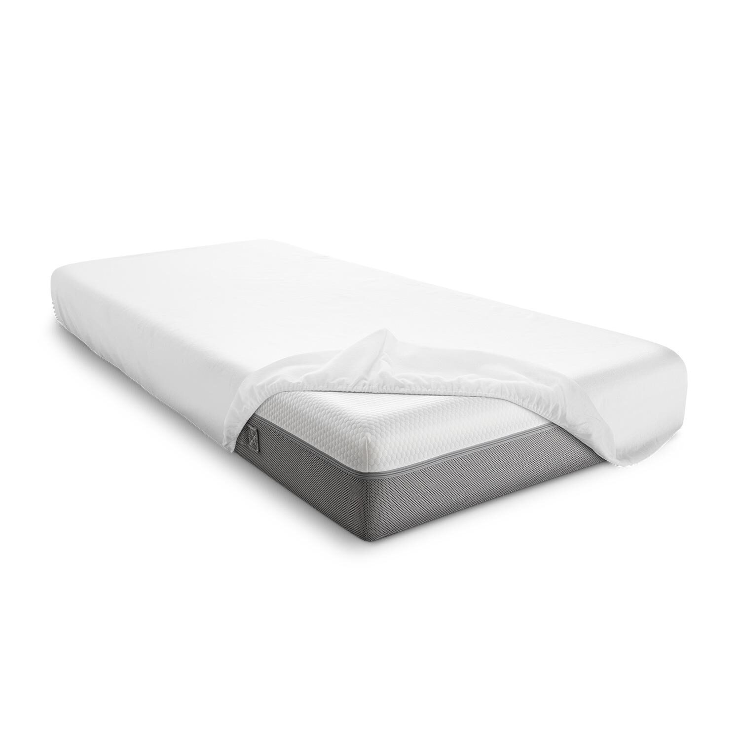 Sleezzz® Vital Drap-housse en molleton imperméable avec finition antibactérienne argentée 80 x 200 cm Sleezzz® Vital Drap-housse en molleton imperméable avec finition antibactérienne argentée 80 x 200 cm