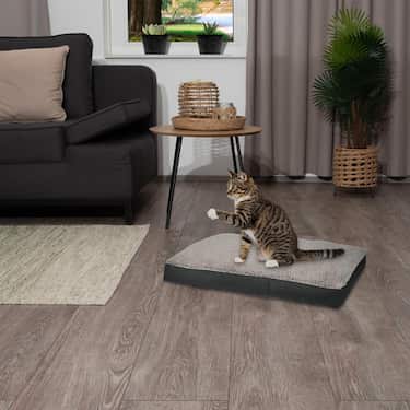Petzzz coussin ergonomique pour chien Wormi M 80 x 56 x 12 cm