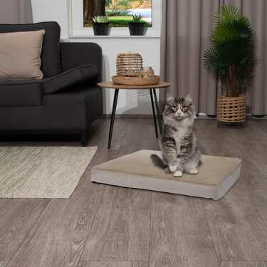 100 x 70 x 10 cm de flocons de gel Tapis pour chien taille L avec couverture amovible